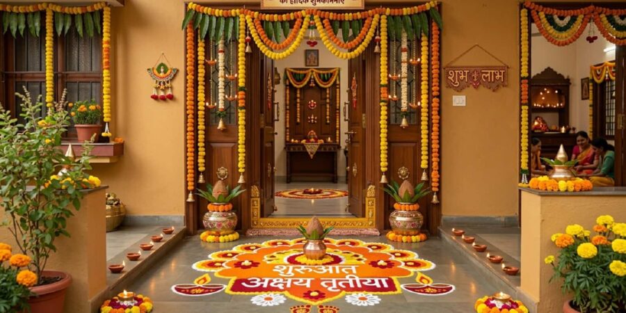 Akshaya Tritiya 2026: अक्षय तृतीया पर माता लक्ष्मी के स्वागत के लिए मुख्य दरवाजे को इन पत्तों के तोरण से सजाएं, जानें इस दिन किन चीजों की खरीदने से बचें