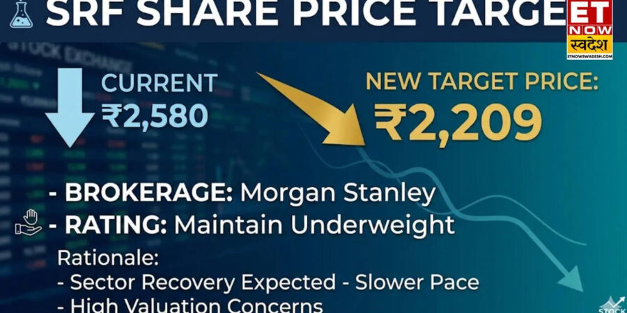 SRF Share Price Target: मॉर्गन स्टेनली ने दी Underweight रेटिंग; हर शेयर पर हो सकता है 450 रुपये तक का नुकसान