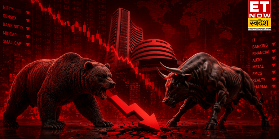 Stock Market Closing : भारी बिकवाली के बाद बाजार बंद, Sensex 1100 अंक लुढ़का, Nifty 23,379 पर क्लोज Stock Market Closing : भारी बिकवाली के बाद बाजार बंद, Sensex 1100 अंक लुढ़का, Nifty 23,379 पर क्लोज